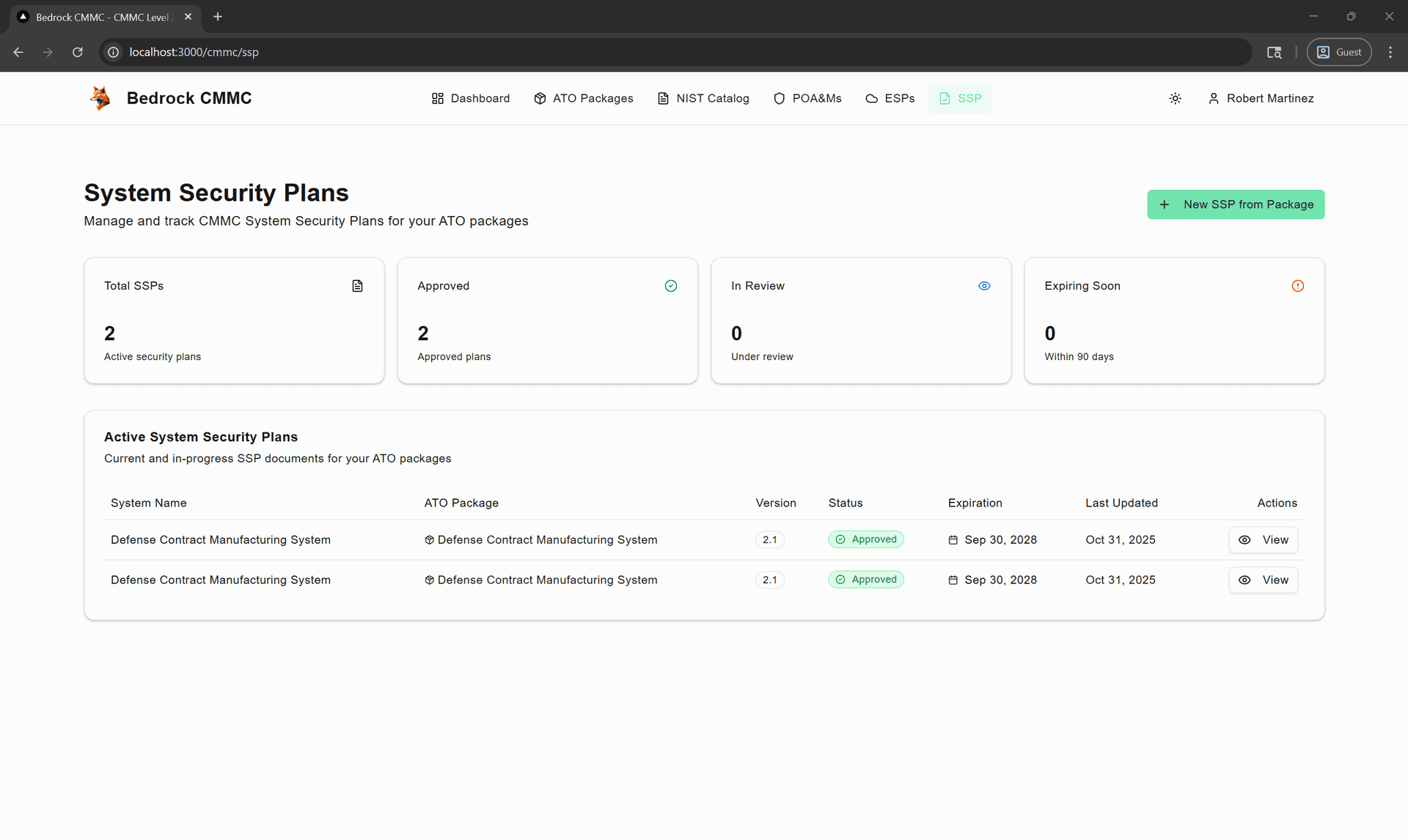 Automated SSP Generation